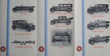 Elite 14/50 PS Sixcylindre Modelprogram 1928 Carbrochure (7008)